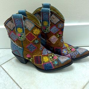 Old gringo patchwork boots